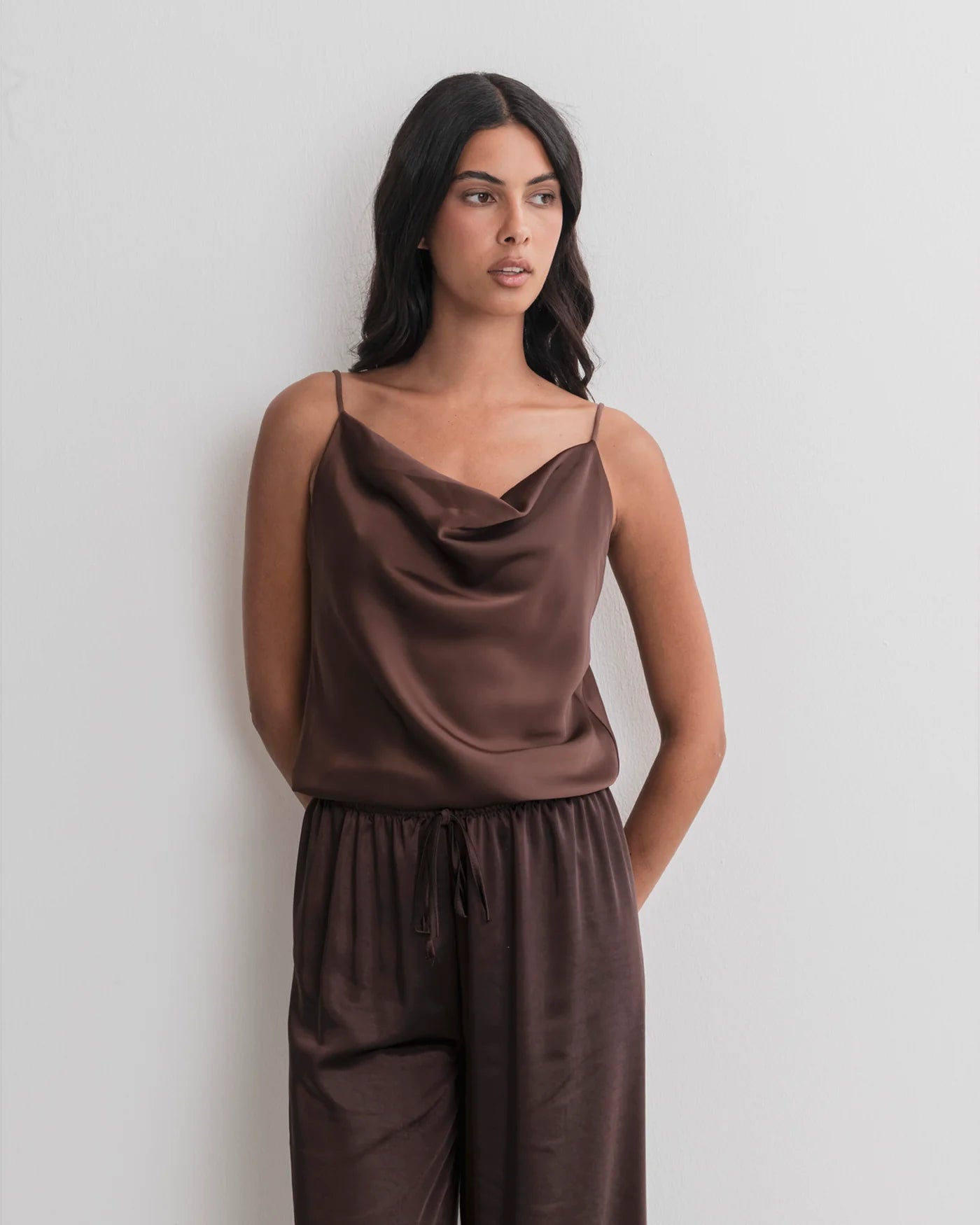 Canottiera effetto seta