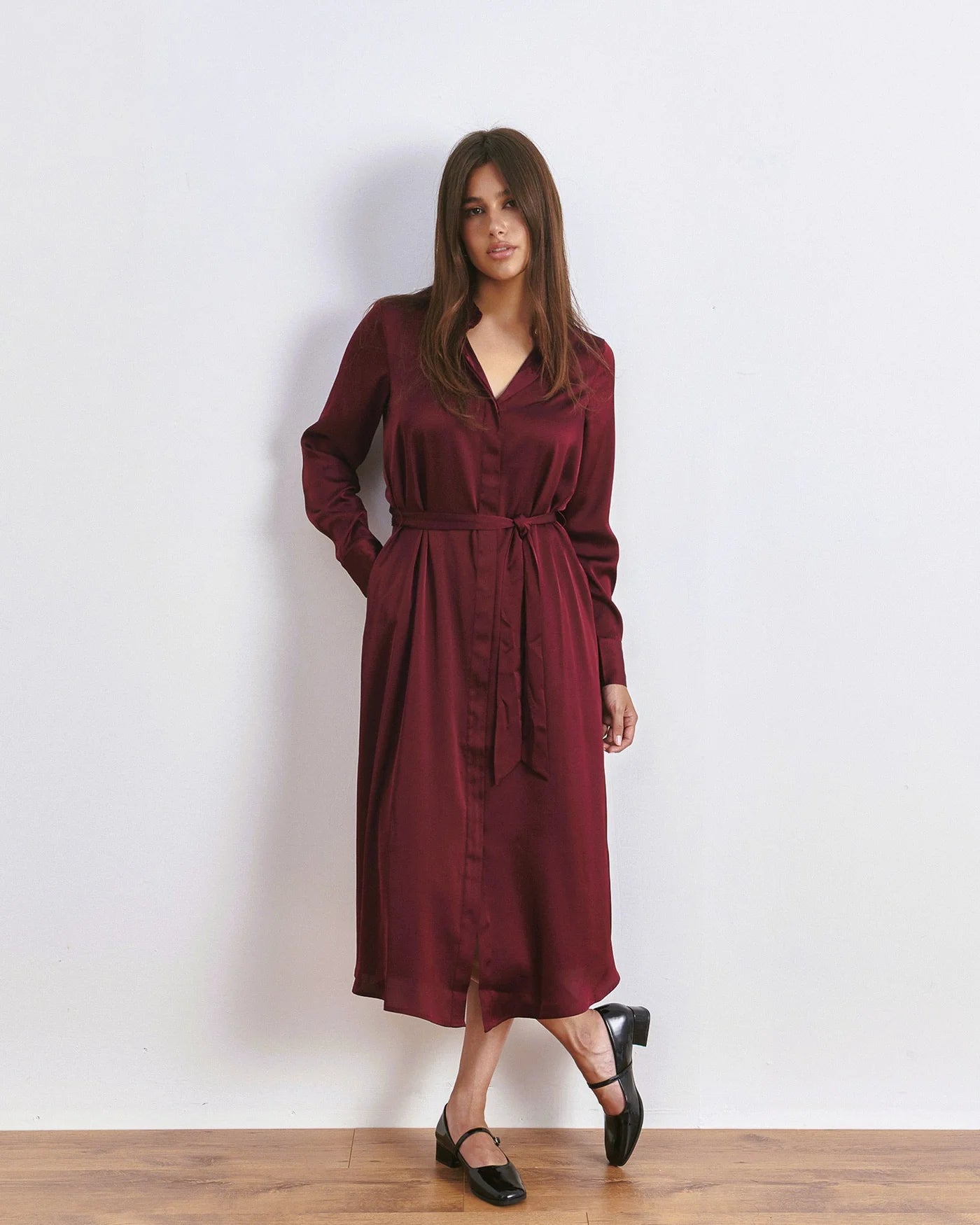 Vestito rosso alla moda